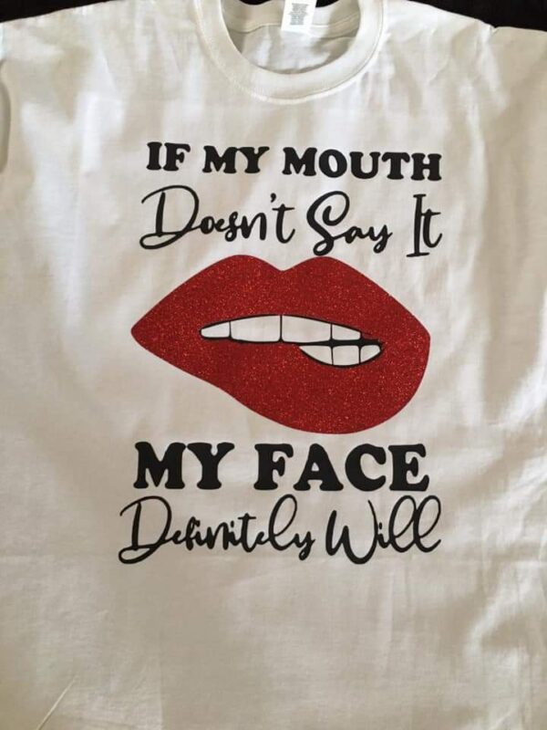 If my mouth doesn't say it...